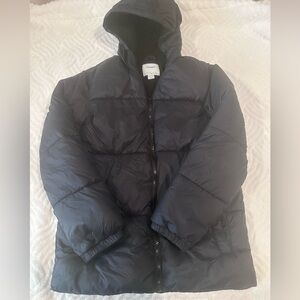 Old navy Black Puffer Jacket with Hood